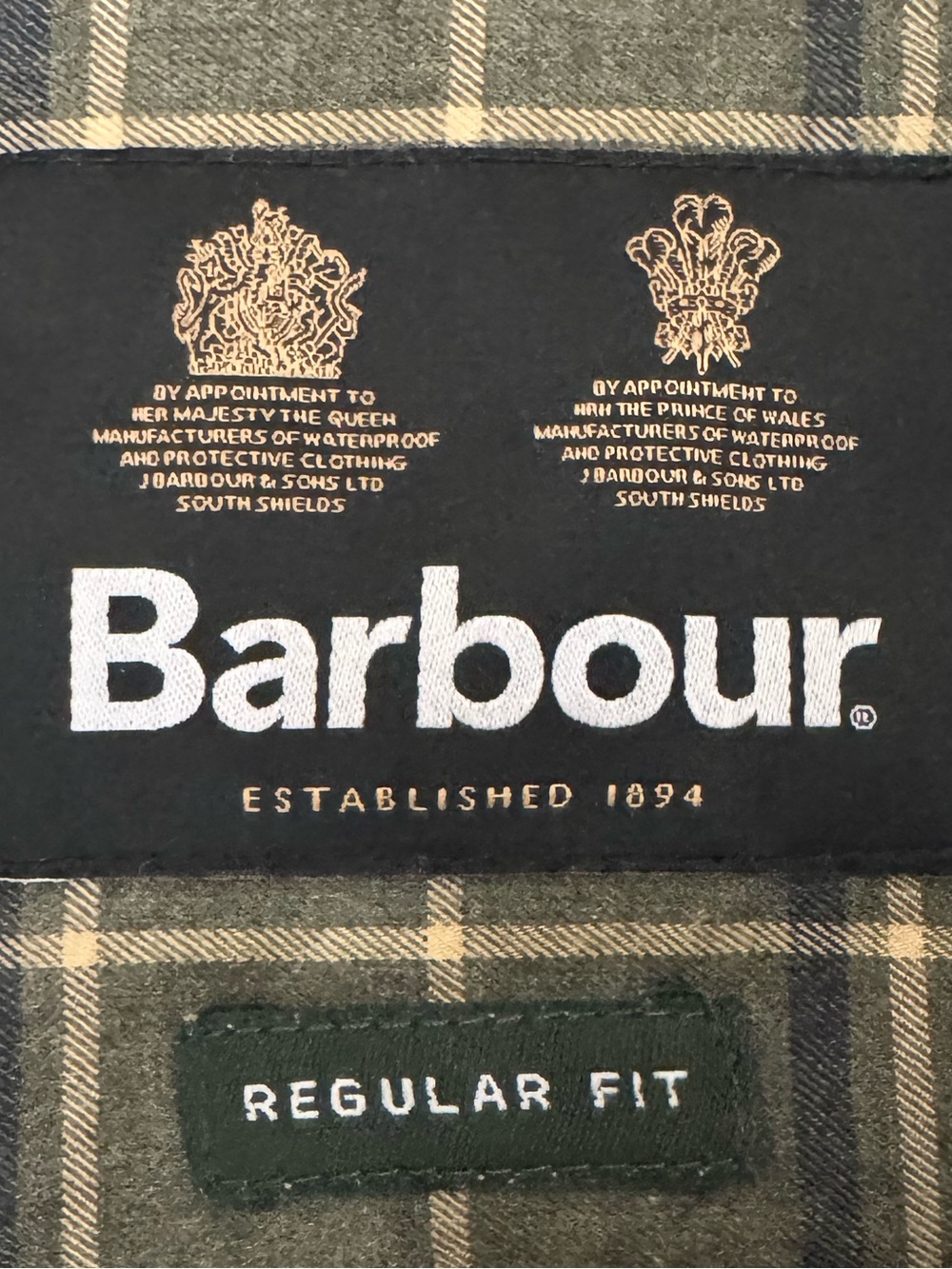 Barbour Men's Button Down Shirt Size Medium - Picture 3 of 6